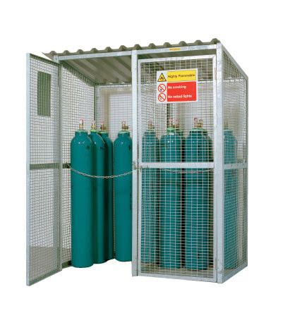 gas storage case, Al-Safrik Steel Storage Cage: