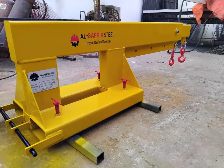 Forklift jib attachment